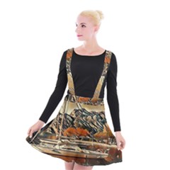 Art Boats Garda, Italy  Suspender Skater Skirt by ConteMonfrey