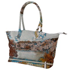 Side Way To Lake Garda, Italy  Canvas Shoulder Bag by ConteMonfrey