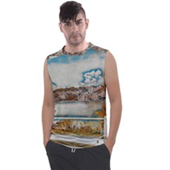 Side Way To Lake Garda, Italy  Men s Regular Tank Top by ConteMonfrey