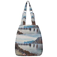 Ducks On Gardasee Center Zip Backpack by ConteMonfrey