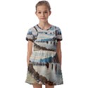 Ducks on Gardasee Kids  Short Sleeve Pinafore Style Dress View1