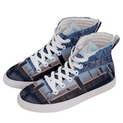 Pier On The End Of A Day Men s Hi-top Skate Sneakers by ConteMonfrey