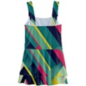 Pattern Abstract Geometric Design Kids  Layered Skirt Swimsuit View2