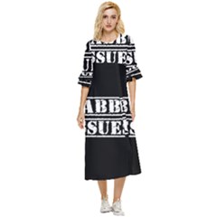 Babbu Issues - Italian Daddy Issues Double Cuff Midi Dress by ConteMonfrey