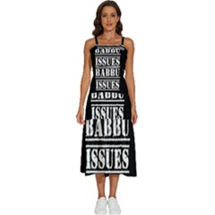 Babbu Issues - Italian Daddy Issues Sleeveless Shoulder Straps Boho Dress by ConteMonfrey