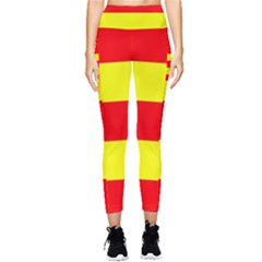Aust Agder Flag Pocket Leggings  by tony4urban