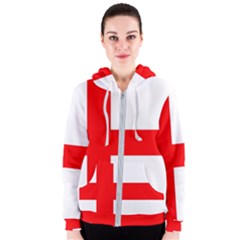 Bologna Flag Women s Zipper Hoodie by tony4urban