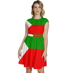 Avar People Cap Sleeve High Waist Dress by tony4urban