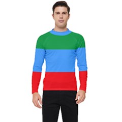 Dagestan Flag Men s Long Sleeve Rash Guard by tony4urban