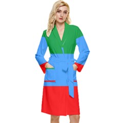 Dagestan Flag Long Sleeve Velour Robe by tony4urban