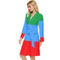 Dagestan Flag Long Sleeve Velour Robe View2