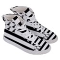 Brittany Flag Women s Hi-Top Skate Sneakers View3