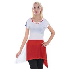 Banskobystricky Flag Short Sleeve Side Drop Tunic by tony4urban