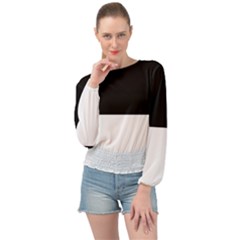 Fribourg Banded Bottom Chiffon Top by tony4urban