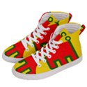 Auvergne Flag Men s Hi-Top Skate Sneakers View2