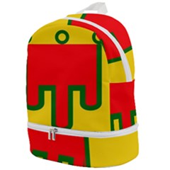 Auvergne Flag Zip Bottom Backpack by tony4urban