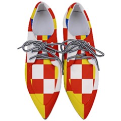 Antwerp Flag Pointed Oxford Shoes by tony4urban