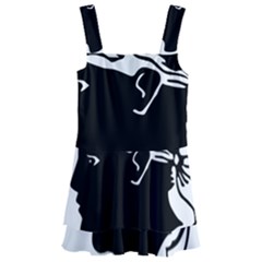 Corsica Flag Kids  Layered Skirt Swimsuit by tony4urban