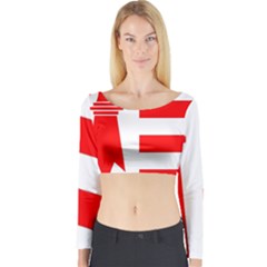 Canton Jura Long Sleeve Crop Top by tony4urban