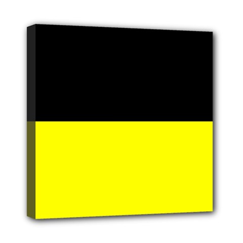 Kashubian Flag Mini Canvas 8  X 8  (stretched) by tony4urban