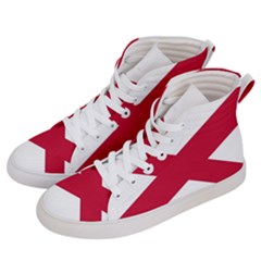 Anglo Irish Flag Men s Hi-top Skate Sneakers by tony4urban