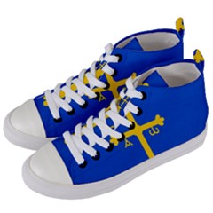 Asturias Women s Mid-top Canvas Sneakers by tony4urban