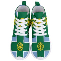 Derbyshire Flag Women s Lightweight High Top Sneakers by tony4urban