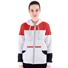 Kujawsko-pomorskie Flag Women s Zipper Hoodie by tony4urban