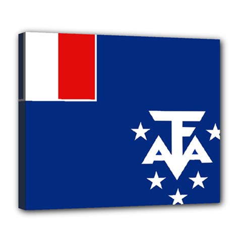 French Southern Territories Deluxe Canvas 24  X 20  (stretched) by tony4urban