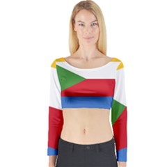 Comoros Long Sleeve Crop Top by tony4urban