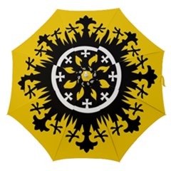 Dolnoslaskie Flag Straight Umbrellas by tony4urban