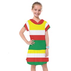 Lubuskie Flag Kids  Drop Waist Dress by tony4urban