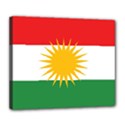 Kurdistan Flag Deluxe Canvas 24  x 20  (Stretched) View1