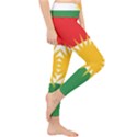 Kurdistan Flag Lightweight Velour Classic Yoga Leggings View4