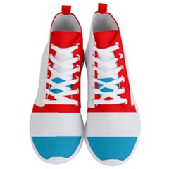 Luxembourg Men s Lightweight High Top Sneakers by tony4urban