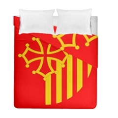 Languedoc Roussillon Flag Duvet Cover Double Side (full/ Double Size) by tony4urban