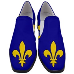 Ile De France Flag Women Slip On Heel Loafers by tony4urban