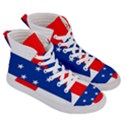 Netherlands Antilles Women s Hi-Top Skate Sneakers View3