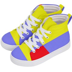 Nitriansky Flag Kids  Hi-top Skate Sneakers by tony4urban