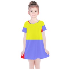 Nitriansky Flag Kids  Simple Cotton Dress by tony4urban