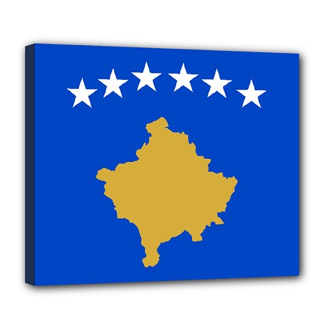 Kosovo Deluxe Canvas 24  X 20  (stretched) by tony4urban