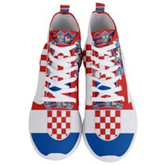 Croatia Men s Lightweight High Top Sneakers by tony4urban