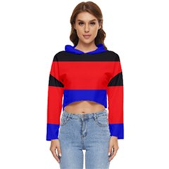 East Frisia Flag Women s Lightweight Cropped Hoodie by tony4urban