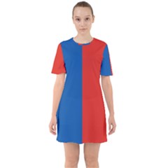 Paris Sixties Short Sleeve Mini Dress by tony4urban