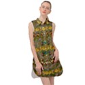 Fishes Admires All Freedom In The World And Feelings Of Security Sleeveless Shirt Dress View1