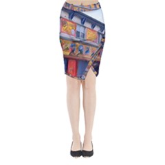 Coney1 Midi Wrap Pencil Skirt by StarvingArtisan