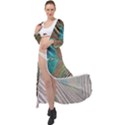 Peacock Maxi Chiffon Beach Wrap View1