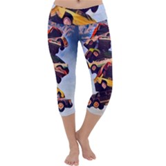 Berwyn Car Kebob Capri Yoga Leggings by StarvingArtisan