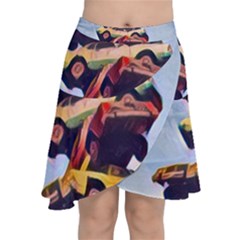 Berwyn Car Kebob Chiffon Wrap Front Skirt by StarvingArtisan