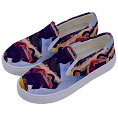 Berwyn Car Kebob Kids  Canvas Slip Ons by StarvingArtisan